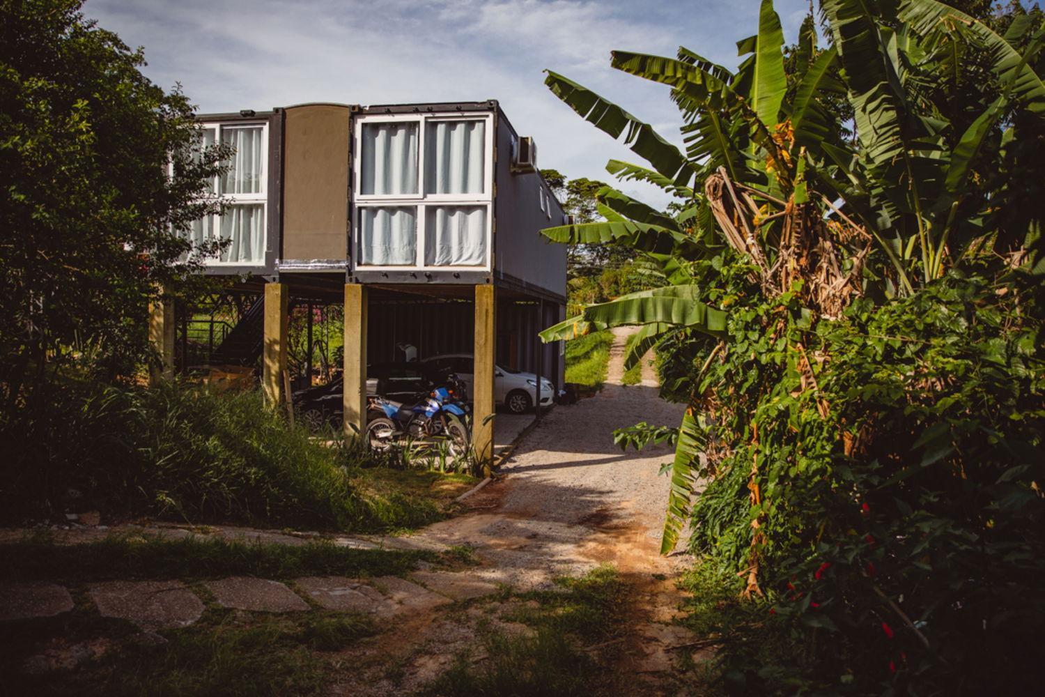 Вилла Casa Container Magica No Campeche Sul92 Флорианополис Экстерьер фото